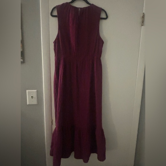 Pact Purple Midi Dress - Picture 2 of 3